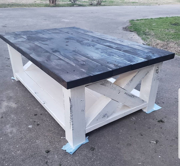 4x4 Coffee Table NOT AVAILABLE FOR SHIPPING Located in Farmersville, TX