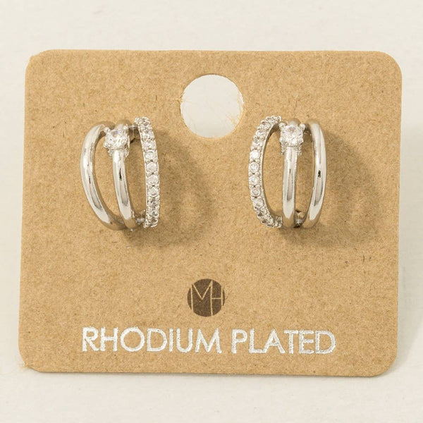 Hoop Huggie Earrings #KE6642