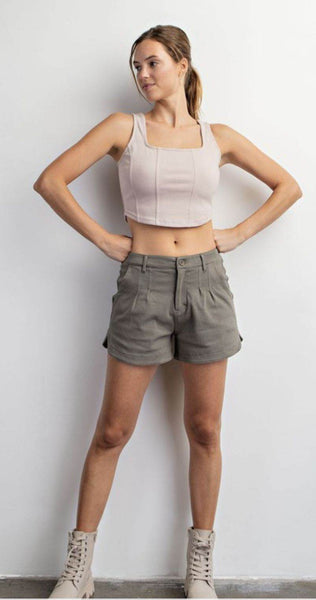 Cotton Twill Shorts #S368