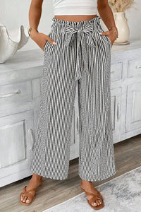 Striped Tie Knot Pants #LC7713