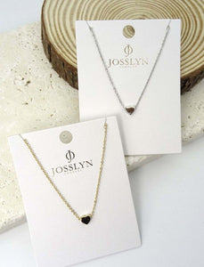 Josslyn Company Silver Heart Necklace #Jw130