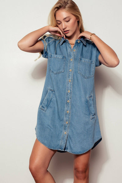 Denim Dress #UD1034