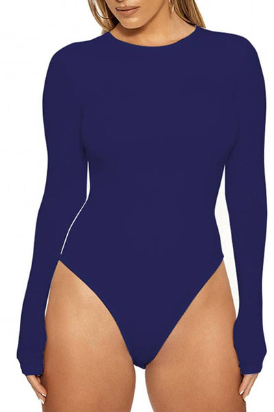 Crew Neck Bodysuit #ZJ015
