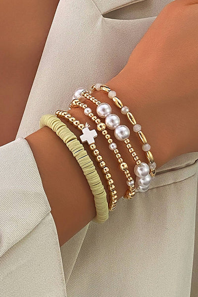 Pearl Bracelet Set #P125
