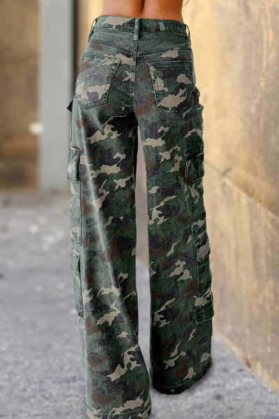Camouflage Denim Pants #P1092
