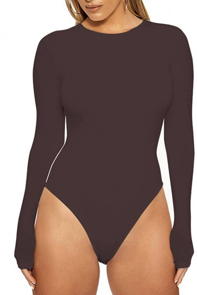 Crew Neck Bodysuit #ZJ015
