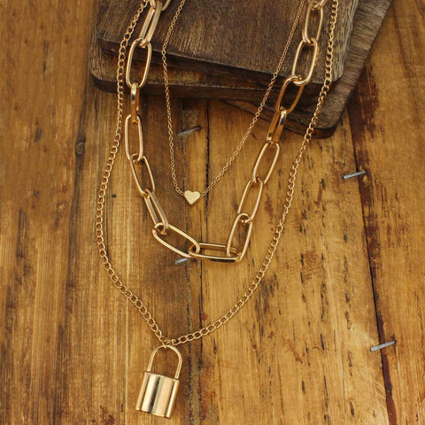 Locked in Love Necklace #7095