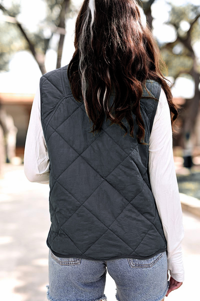 Puffer Vest – Outbound Quilted Puffer Vest- Midnight