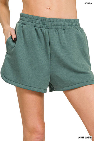 Elastic Waistband Shorts #SH13