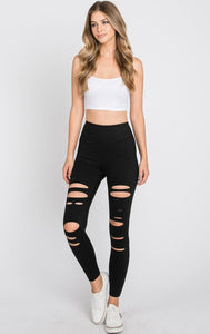 Laser Cut Leggings #PL1253