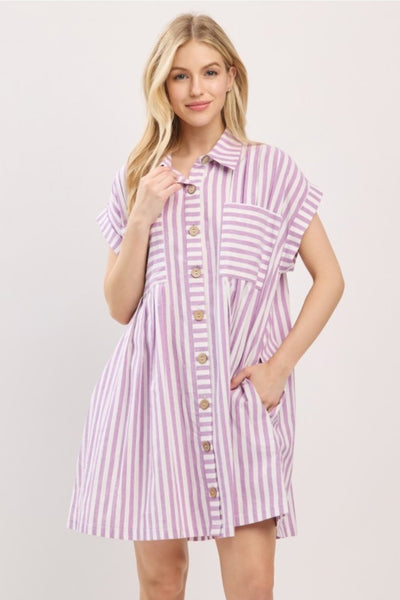 Striped Dress #SN1983