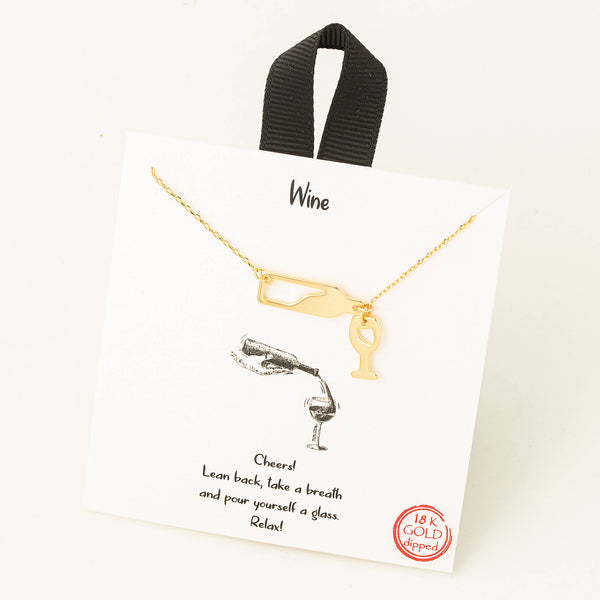 Wine Bottle Charm # BJ516