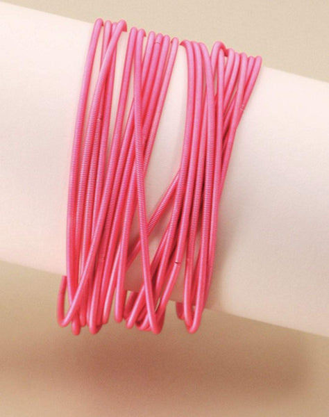 Gold Guitar String Bracelets #Jw135
