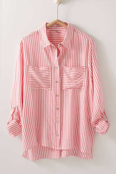 Striped Button Down #UD1035