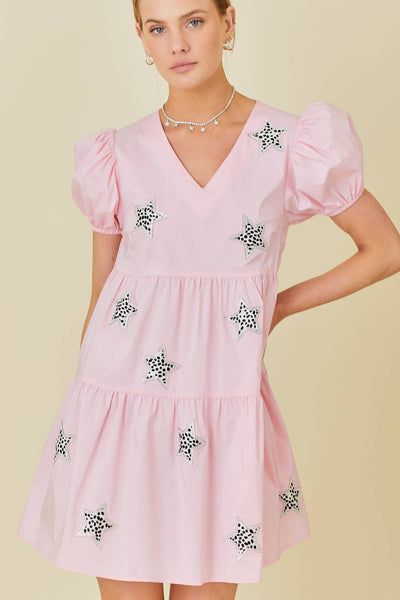 Leopard Star Dress #CD356