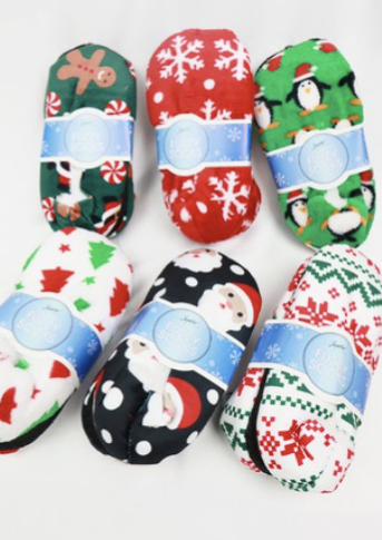 Kids Christmas Fuzzy Socks #S320