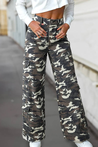 Camouflage Denim Pants #P1092