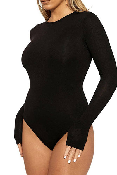 Crew Neck Bodysuit #ZJ015