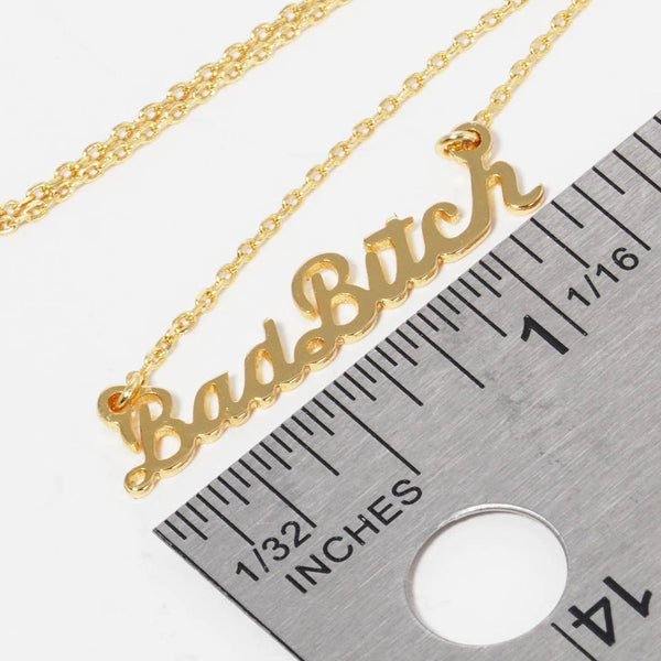 Bad Bitch Necklace #PN2623