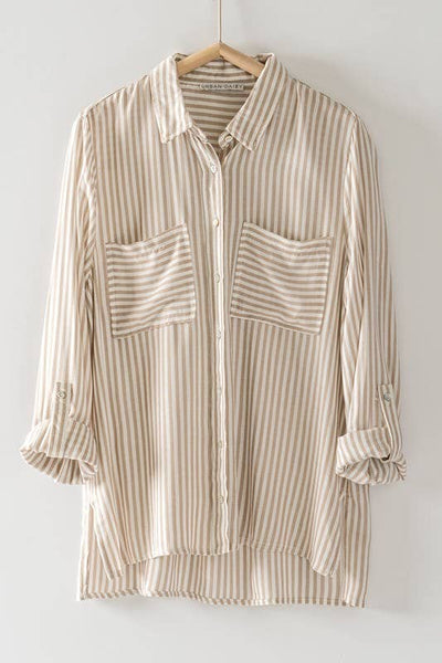 Striped Button Down #UD1035