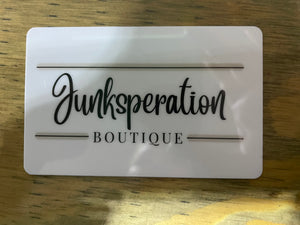Junksperation Gift Card