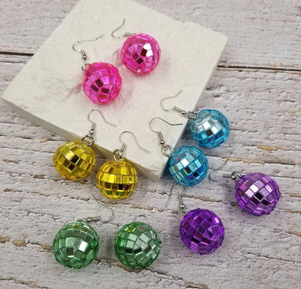 Disco Ball Earrings #E105