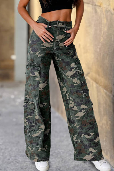 Camouflage Denim Pants #P1092