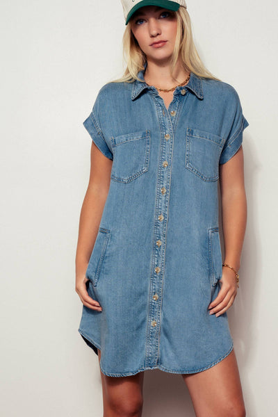 Denim Dress #UD1034