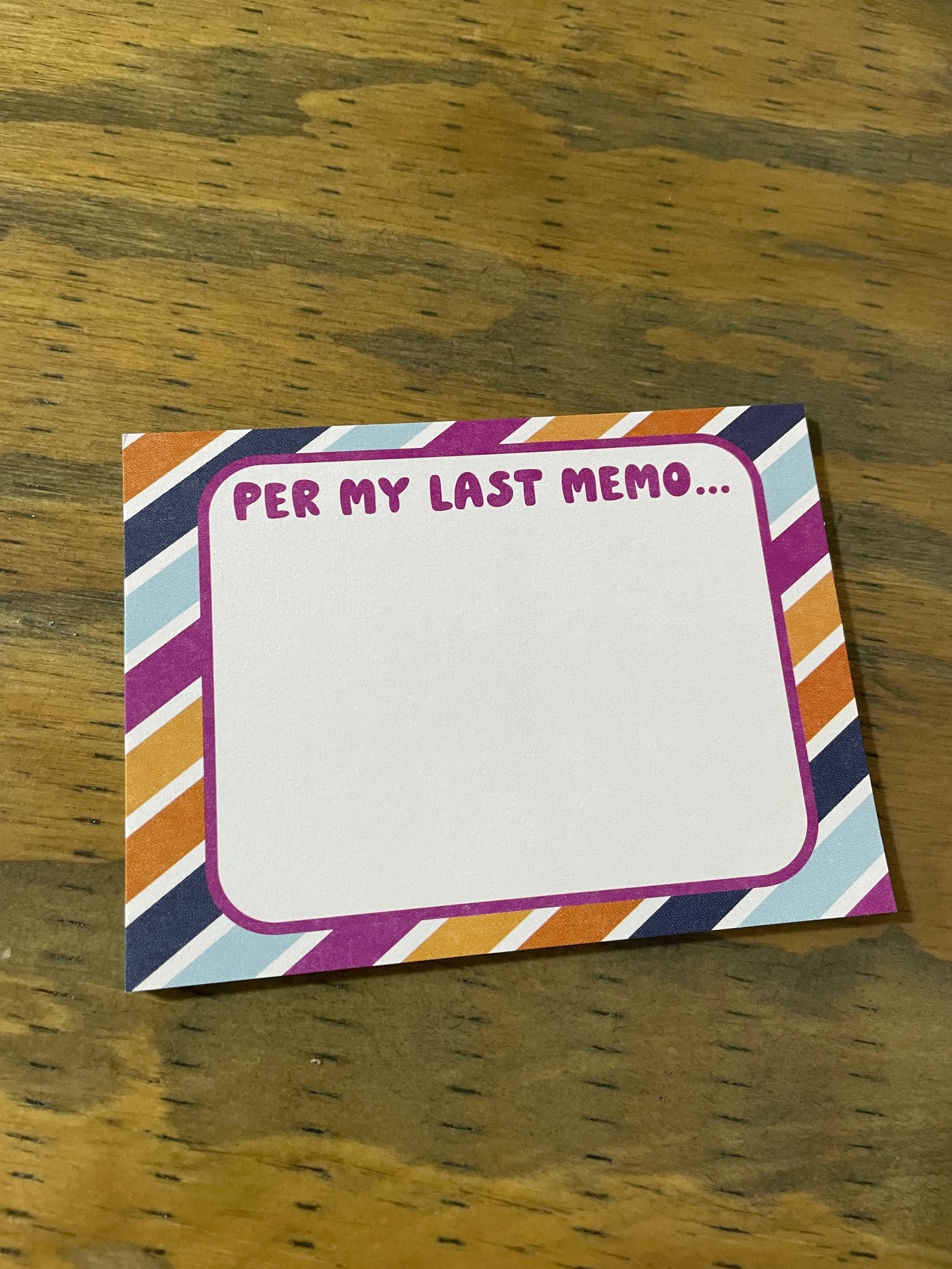 Per My Last Memo…