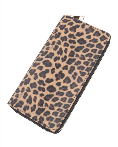 Leopard wallet #W102