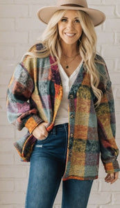 Multi-Color Shacket #S243