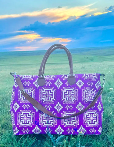 Purple Aztec Bag #SK002