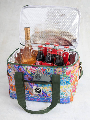 Patchwork cooler tote #NL128