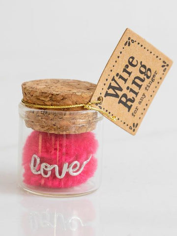 “Love” Wire Ring #NL110