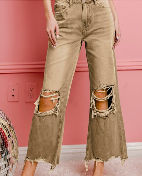 Vintage distressed wide leg #J105