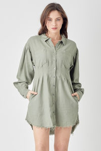 Long Sleeve Western Dress #S272