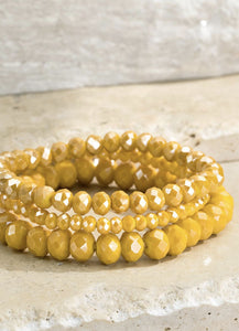 Glass bead bracelet #JW125