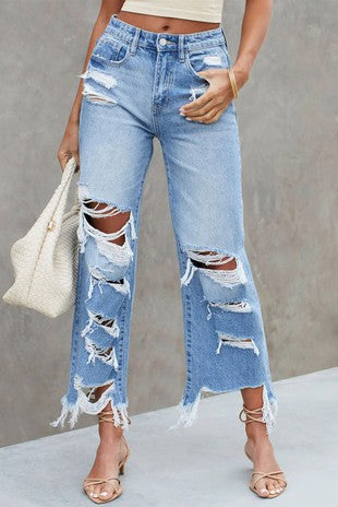 Very distressed jeans #S340