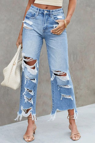 Very distressed jeans #S340