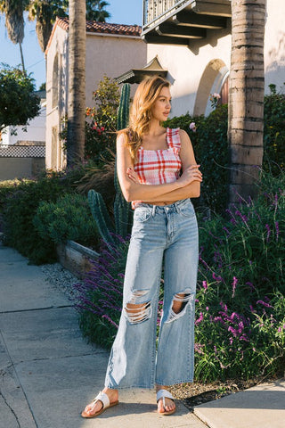 Super High Wide Leg Jeans #LV1036