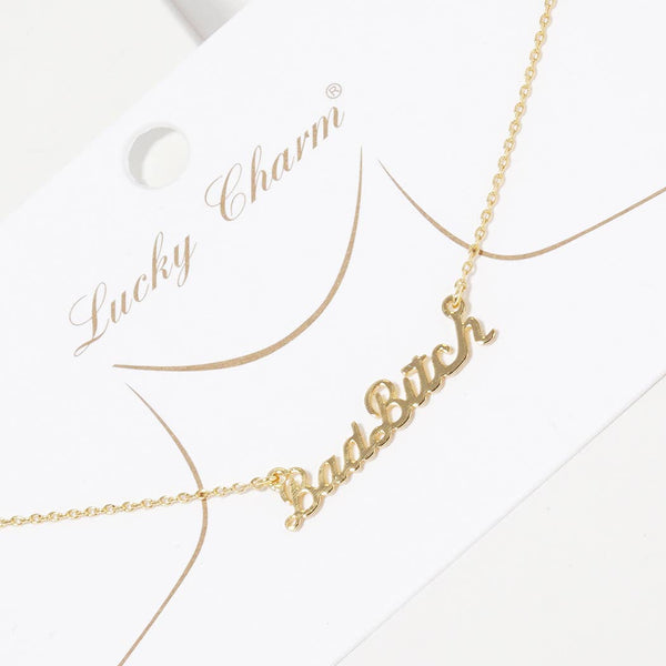 Bad Bitch Necklace #PN2623