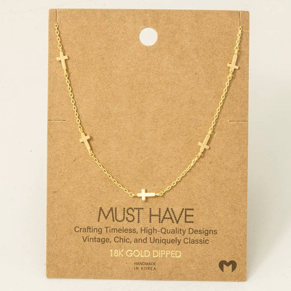 Dainty Cross Necklace #NN6204