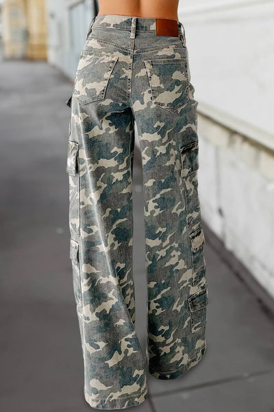 Camouflage Denim Pants #P1092