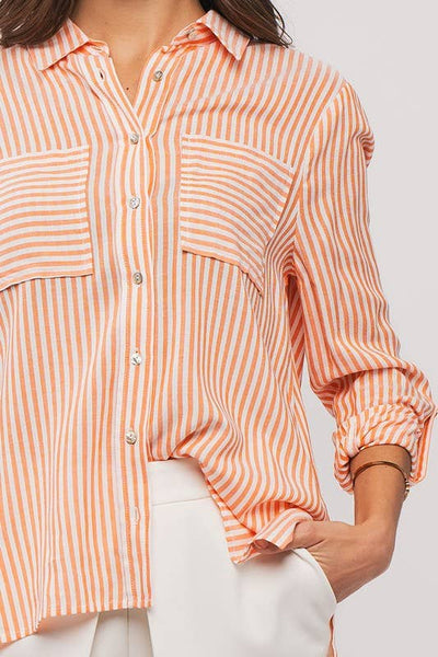 Striped Button Down #UD1035