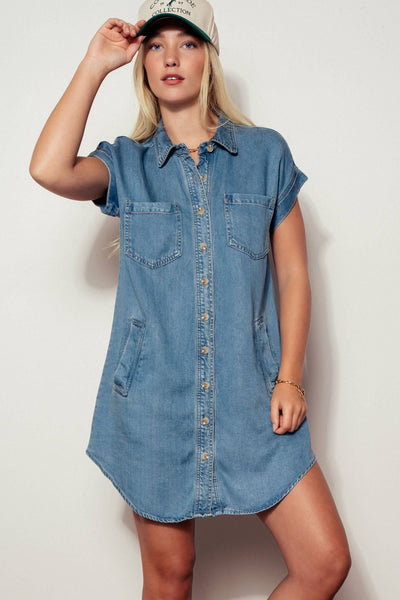 Denim Dress #UD1034