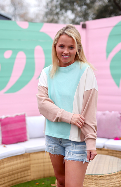 Colorblock Sweatshirt #JB1269