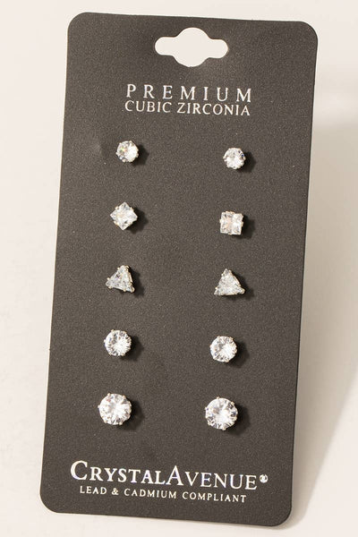 5 Pair Stud Set #KE2557