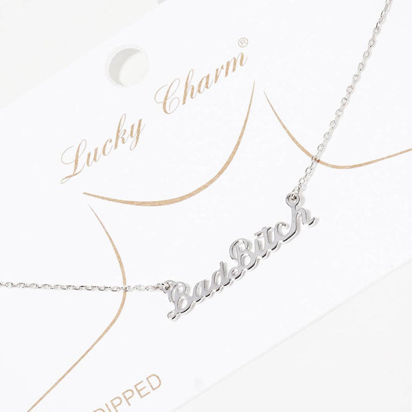 Bad Bitch Necklace #PN2623