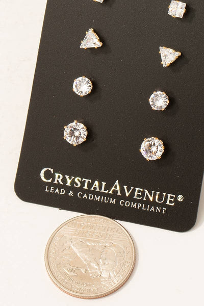 5 Pair Stud Set #KE2557