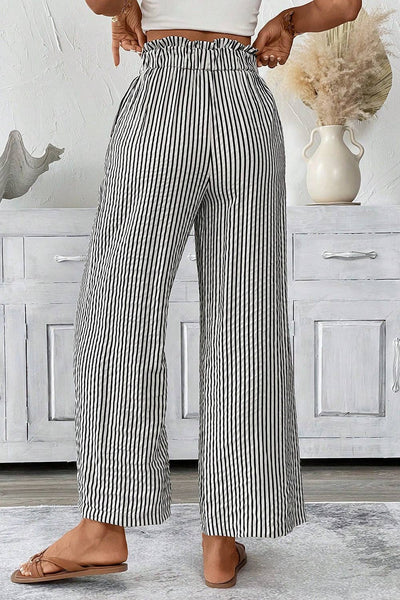 Striped Tie Knot Pants #LC7713